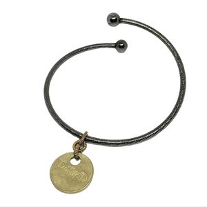 Twisted Silver Cuff Bracelet